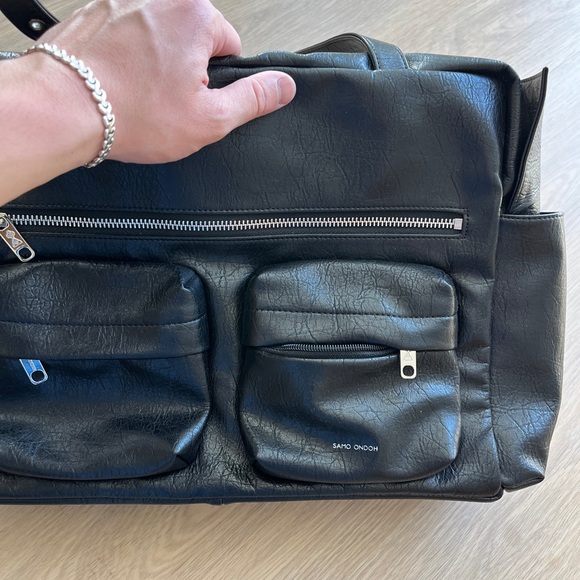 Samo Ondoh Pocket Utility Bag In Black - Picture 2 of 3